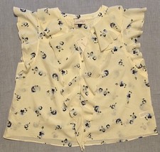 Universal Thread Womens  Cream Colored Blue F...
