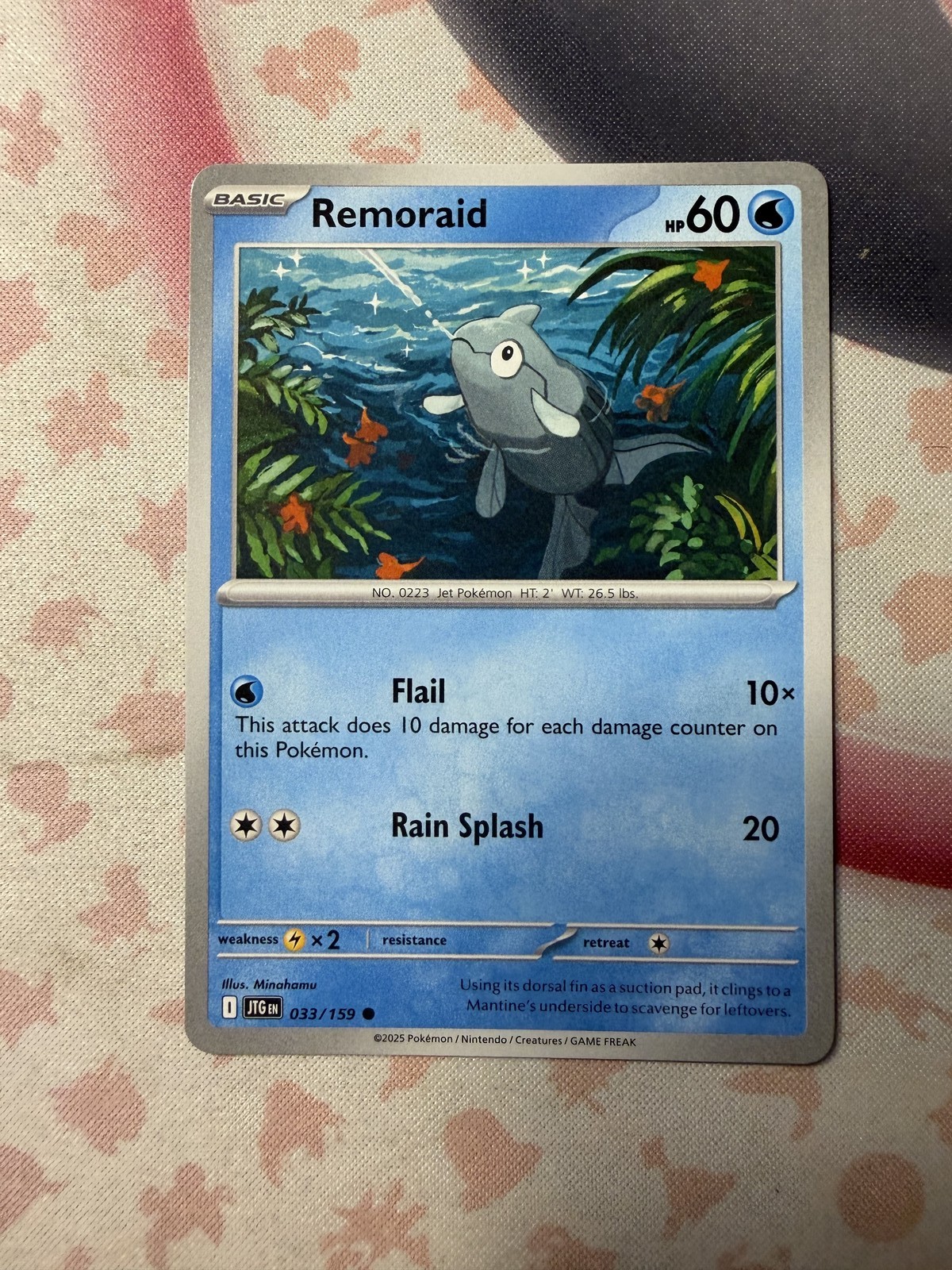 Remoraid Common SV09: Journey Together 033/159 NM English