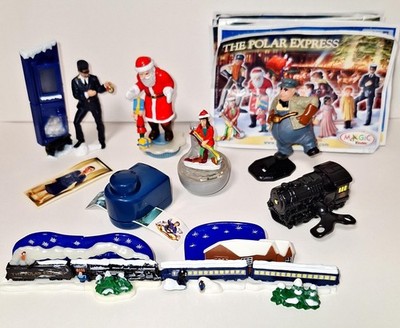 Polar Express Lot 8 Figurines Kinder 3D 2004
