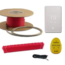 Warming Systems - 45 Sqft 120V Electric Radiant Floor Heating Kit Includes Cable