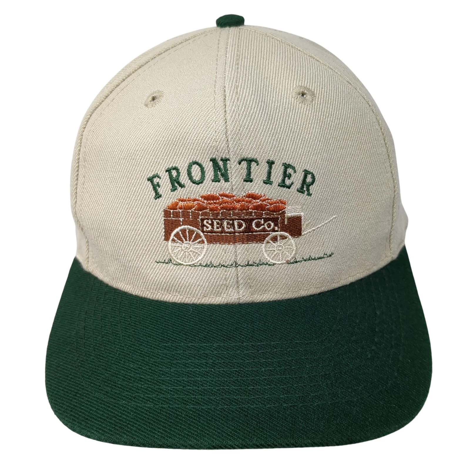 Frontier Seed Co. Snapback Cap Multicolor OS Adjustable Embroidered 6 Panel