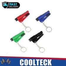 4-pack Car Emergency Escape Tool Window Glass Breaker Seat Belt Cutter Keychain 4-pack Car Emergency Escape Tool Window Glass Breaker Seat Belt Cutter Keychain