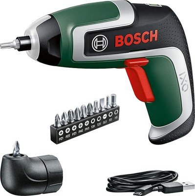 Bosch Akkuschrauber IXO (7. Generation; 3,6V; 2,0Ah; 5,5Nm; mit Mikro-USB-Kabel