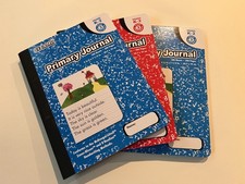 BAZIC Primary Journal Composition 100 Sheet Grades K- 2 Notebook (3 pack) Books