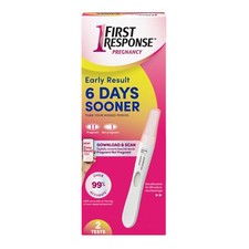 First Response Early Result Pregnancy Test, 2 Count Packaging  Test Design May