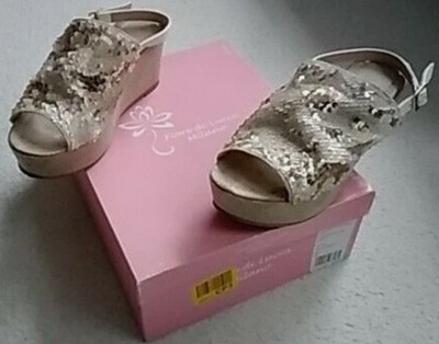 FIORE DI LUCIA MILANO SANDALEN DAMENSCHUHE SCHUHE Shoes - Gr. 37 - Beige