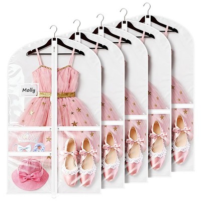 Dance Costume Garment Bags for Kids, 40 Inch Foldable Garment Bags for Dance ...