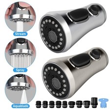 Spray Head Pull Down Kitchen Faucet Replacement w/9 Adapters American Standard