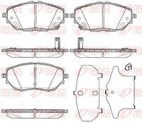 Remsa Bremsbelagsatz Scheibenbremse 1786.02 FüR Toyota HR Corolla VAN NGX10_ 4WD