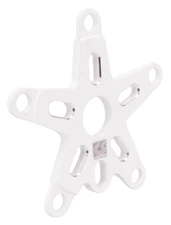 Chop Saw RETRO alloy BMX bicycle chainring spider 110mm bcd - WHITE