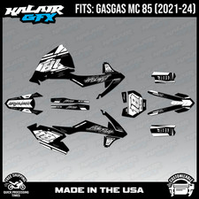 Graphics Kit for GasGas MC85 (2021-2024) Rebel Series - WHITE