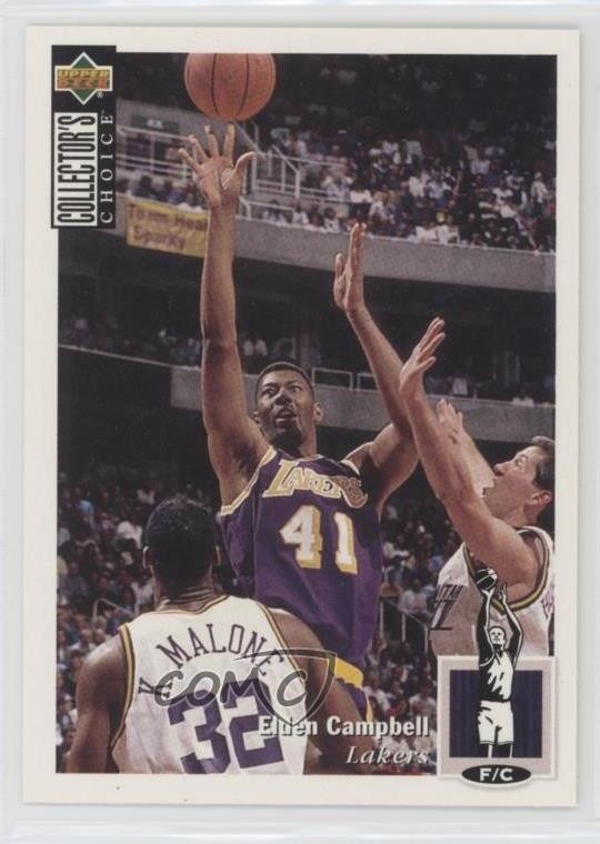 1994 Upper Deck Collector's Choice International German Elden Campbell #241 0q3