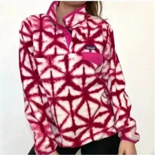 Patagonia Women  s Small Synchilla Snap-T Fleece Pullover   Diamond Dancer Pink