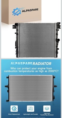 New Radiator for Jeep Wrangler V6 3.6L 3.8L 2007-2017; Wrangler JK V6 3.6L 2018