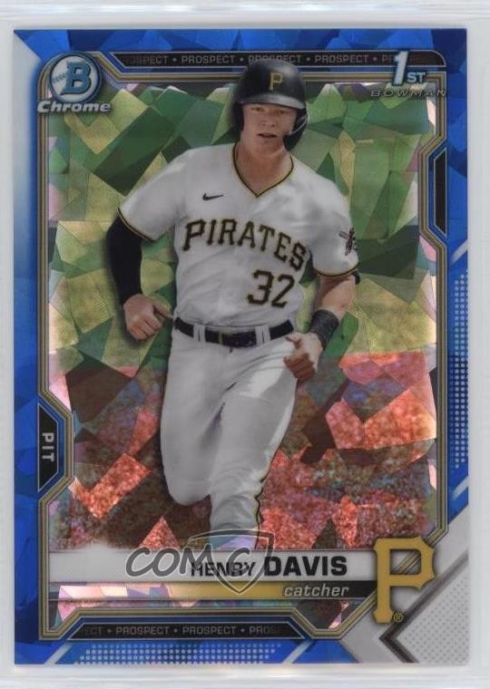 2021 Bowman Chrome Draft Sapphire Henry Davis #BDC-48 13hq