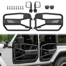 US Stock Tube Doors for 2018-2024 Jeep Wrangler JL 2-Door, w/Side Mirror Mounts