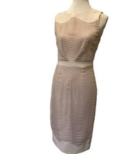 Phase Eight Nude Lace Dress Size 10 Vgc
