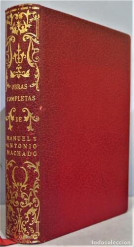OBRAS COMPLETAS DE ANTONIO Y MANUEL MACHADO. JUVENTUD. EDICION NU - Imagen 1 de 3