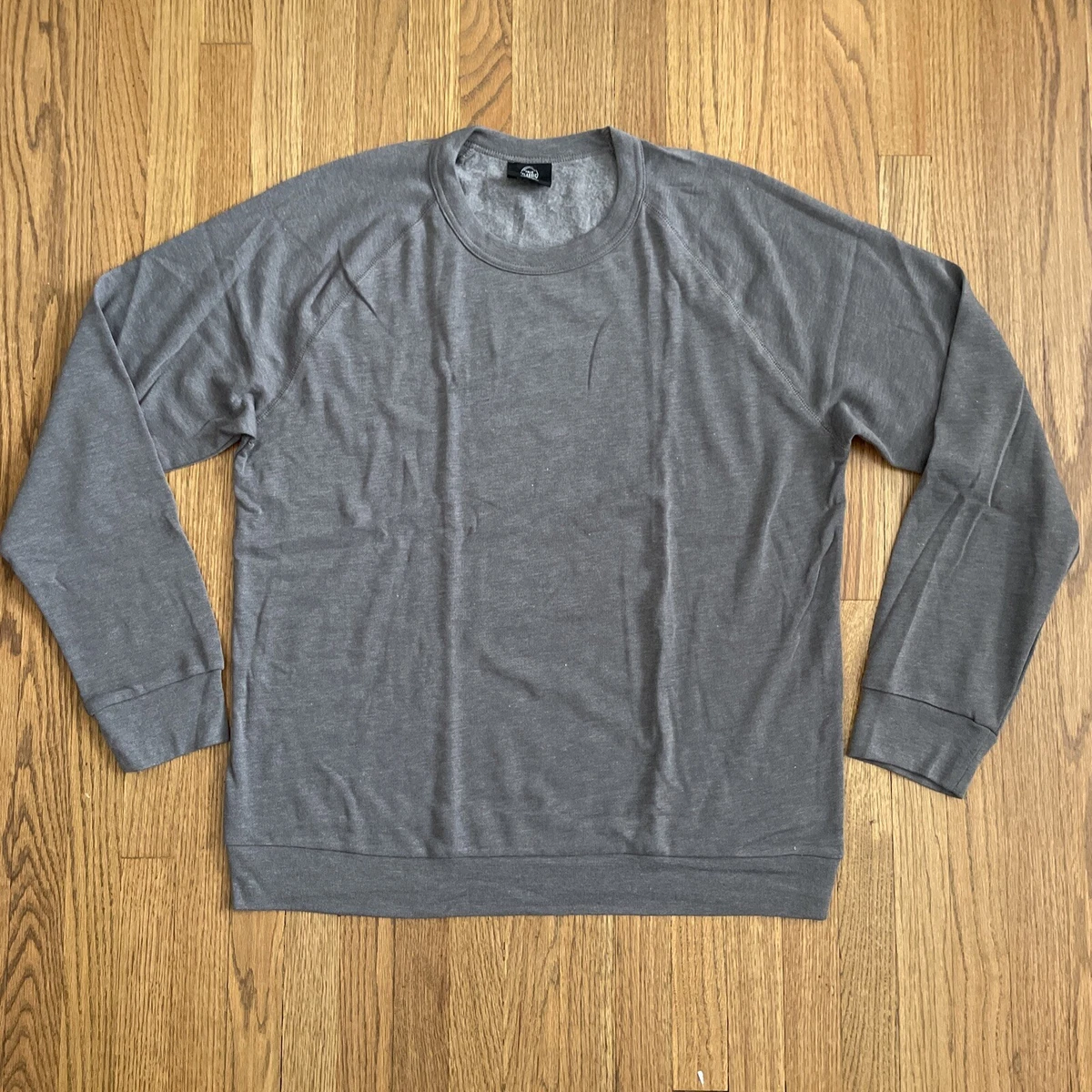 Light Heather Gray Sweatshirt Fleece Fabric - by The Yard