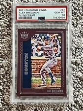 PSA 10 MINT BASEBALL CARD 2021 DIAMOND KINGS PLUM FRAME ALEX BREGMAN ASTROS