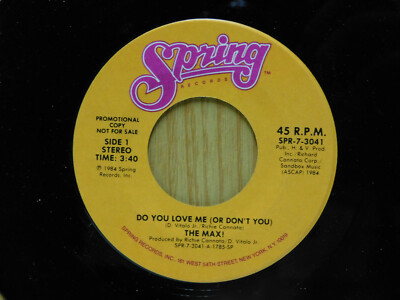 The Max 45 Do You Love Me bw pt2 Promo on Spring 