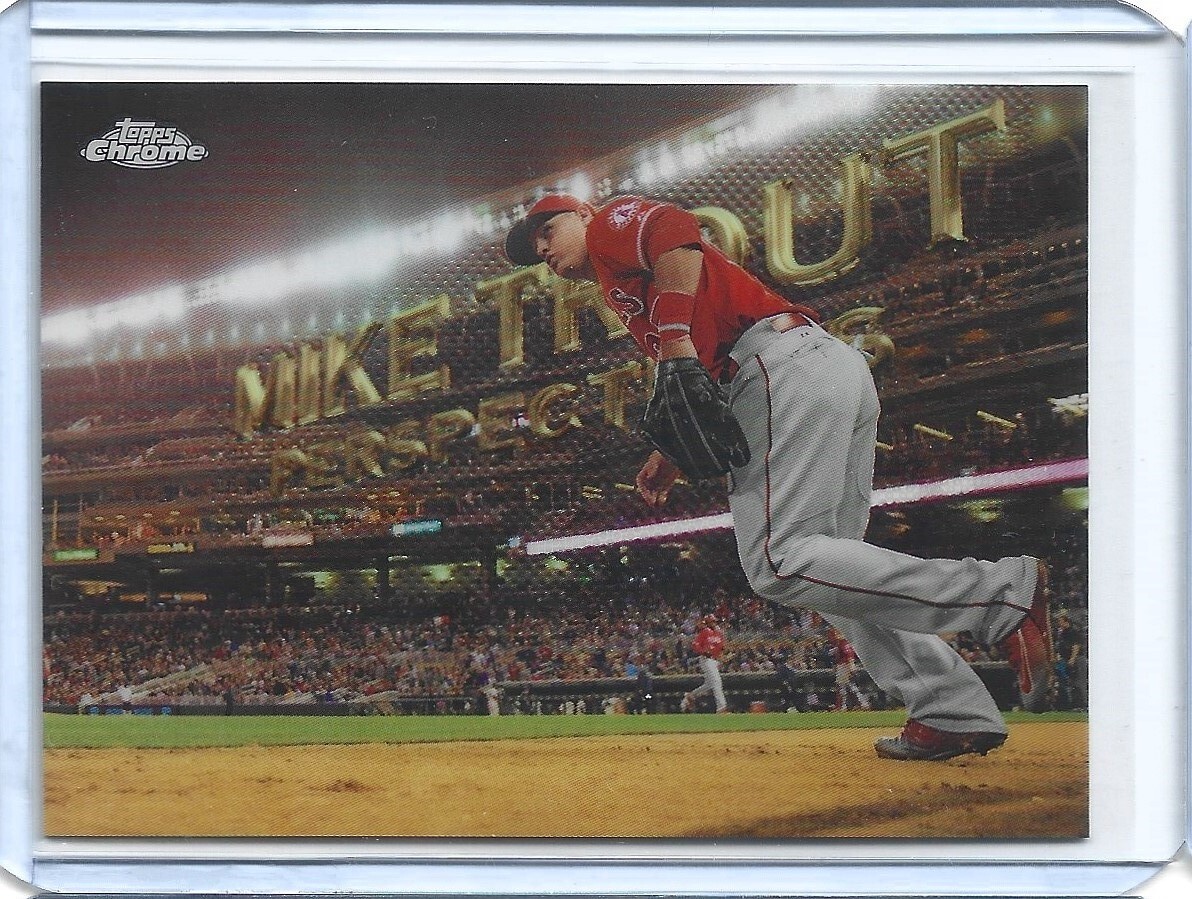 Mike Trout - 2018 Topps Chrome #PC-16 - Perspectives - Los Angeles Angels