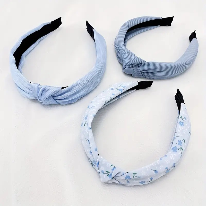 XTREND Wide Headbands Non Slip Stretch Fashion Hair Headband Boho Head Bands Women's Hair Band Turban Workout Hairband Girls Accessories 6 Pcs(Black,Coffee,Beige,Dark Gray,Light Gray,Military Green - Foto 7