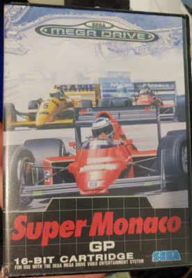 Super Monaco GP (1989) Sega Mega Drive (Modul, Manual, Box) working CIB