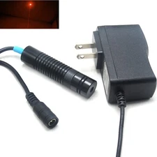 Focusable Red 635nm 638nm 180mW Dot Single Mode Diode Laser Module 5V Adapter