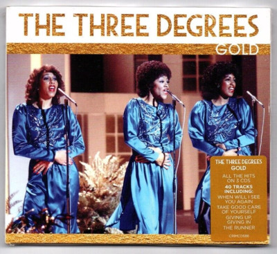Three Degrees - Gold,All The Hits On 3 CD's mit insgesamt 40 Titel / 3CD Neuware
