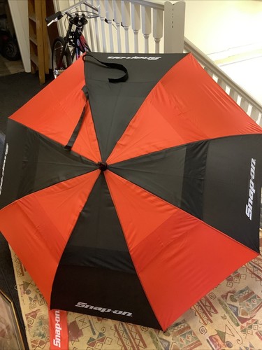 new Snap On Umbrella Classic Red golfing style full size new premium umbrella - Bild 3 von 7