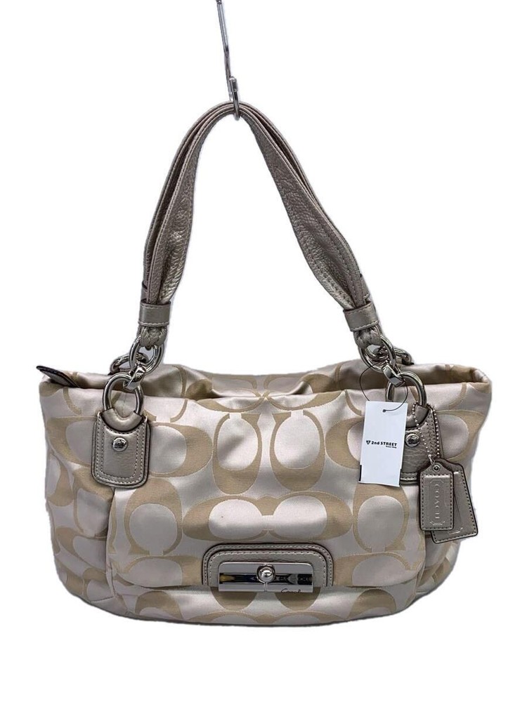 COACH tote bag Camel full pattern Used