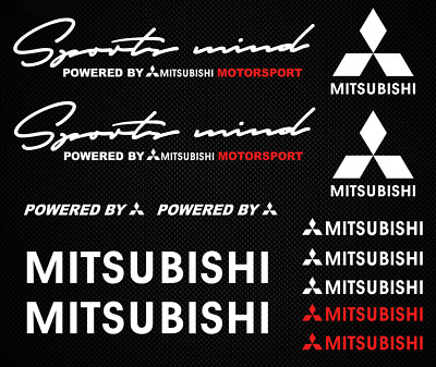 Mitsubishi Sports Mind Aufkleber sticker 3000GT Lancer EVO Pajero Eclipse Galant
