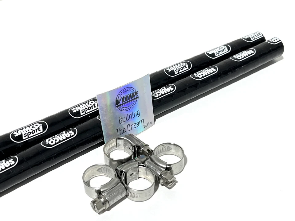 Samco Sport Silicone Fuel Hoses Kit Black for VW Golf MK2 G60 MK3 VR6 MK4 MK5 R - Image 2 of 4