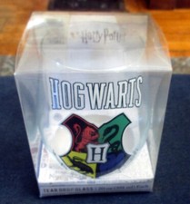 Harry Potter Crests Hogwarts 20oz Tear Drop Glass Stemless - New in Box