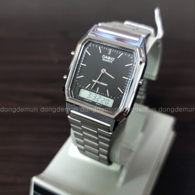 Reloj Casio Vintage AQ-230A-1DMQ Dial Negro - Dando La Hora - Dando La Hora - Foto 5