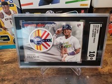 2022 Topps Series 1 City Flag Patch #CFP-WF Wander Franco - SGC 10 LOW Pop 4