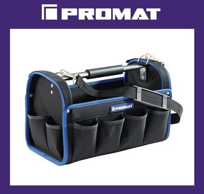 PROMAT  Werkzeugtasche  B.410xT.260xH.220mm m.Tragegriff/riemen aus Nylongewebe