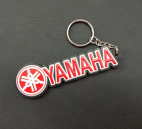 Yamaha Long Red Keychain Rubber Motorcycle Racing Keyring Collectable Gift #01 - Foto 2 di 8