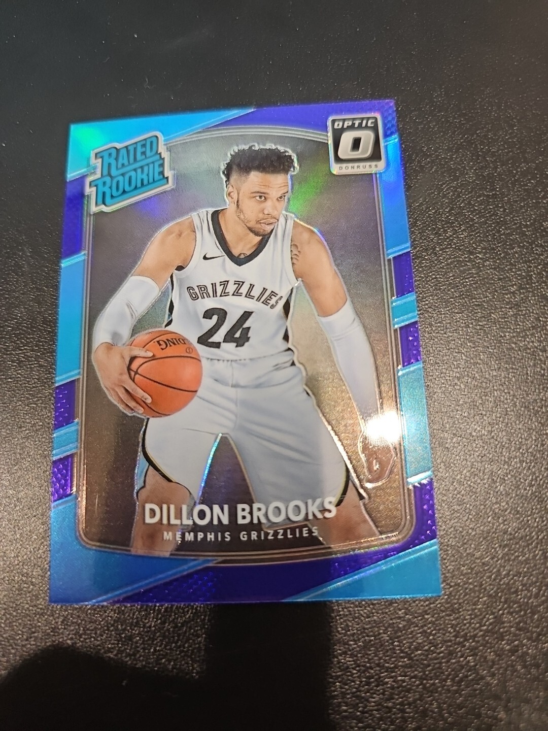 DILLON BROOKS 2017-18 Donruss Optic #152 Purple Holo Prizm Rated Rookie RC