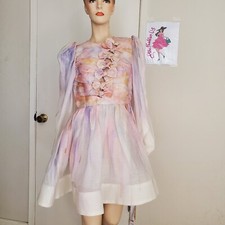 Zimmermann Rhythmic knot Mini Dress Size 1 (Us 4)