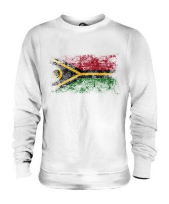 VANUATU DISTRESSED FLAG UNISEX SWEATER TOP NI-VANUATU VANUATUAN GIFT SHIRT