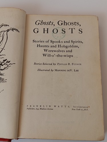 Ghosts, Ghosts, Ghosts by Phyllis R  Fenner HC 1952 Library Copy - Picture 8 of 11
