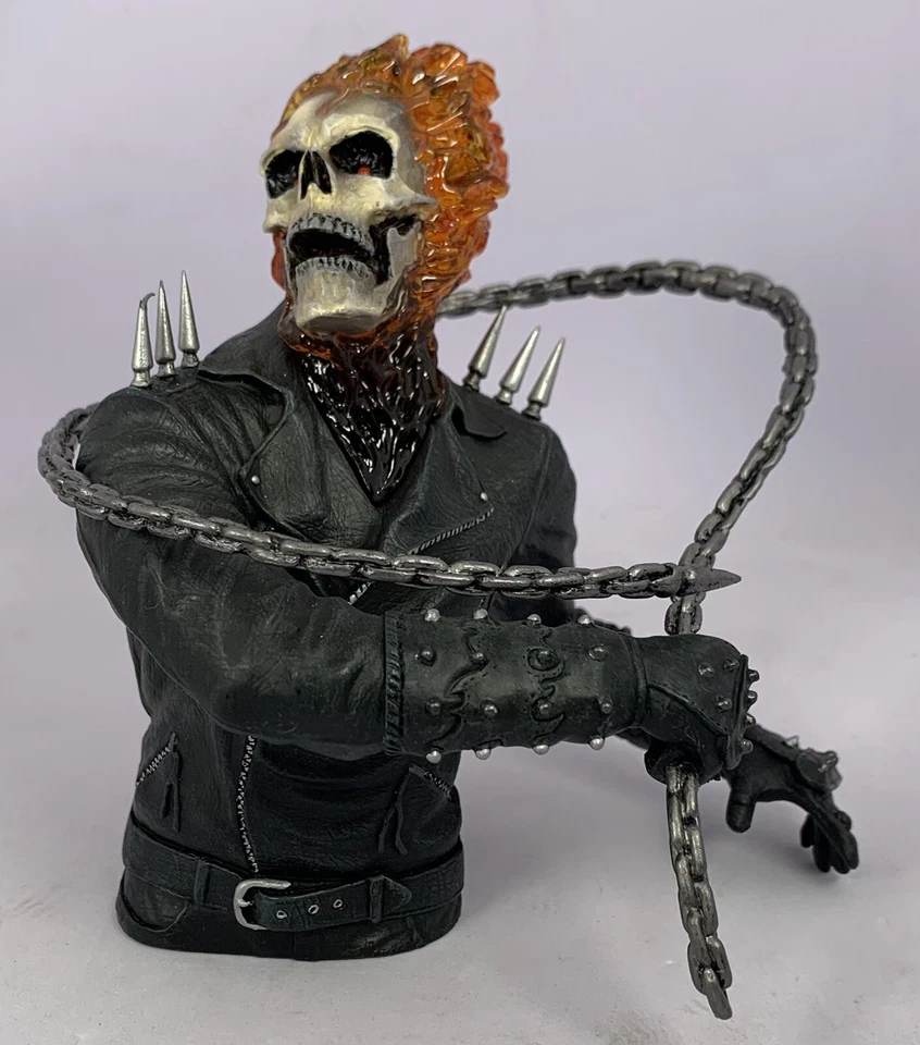 Busto Ghost Rider 2007 Marvel Columbia Pictures Foto 2 de 4