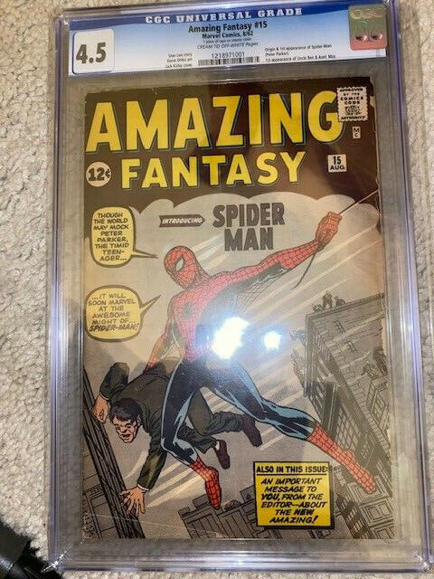 Amazing Fantasy #15 – Enter the Spiderman!