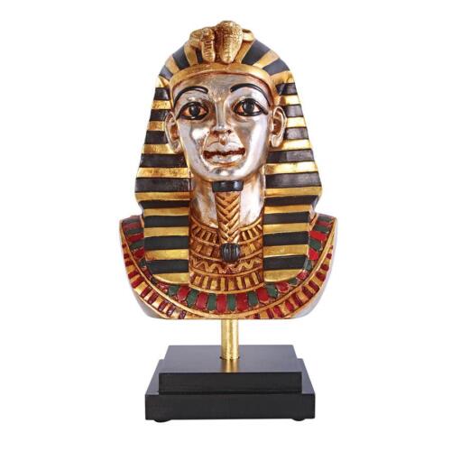 Design Toscano Egyptian King Tutankhamen Statue on Museum Mount