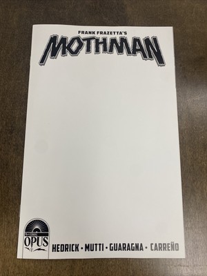 Frank Frazetta's Mothman #1 (Opus, 2023) Blank Sketch Cover NM