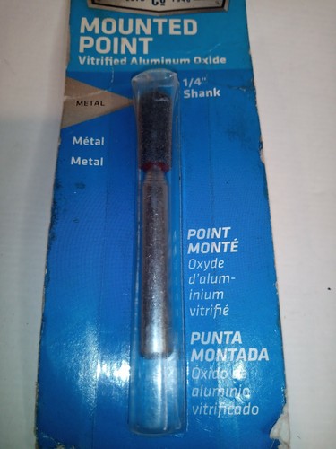 Century Drill and Tool 75215 Mounted Grinding Point Shape A24 1/4" Shank - Picture 2 of 5