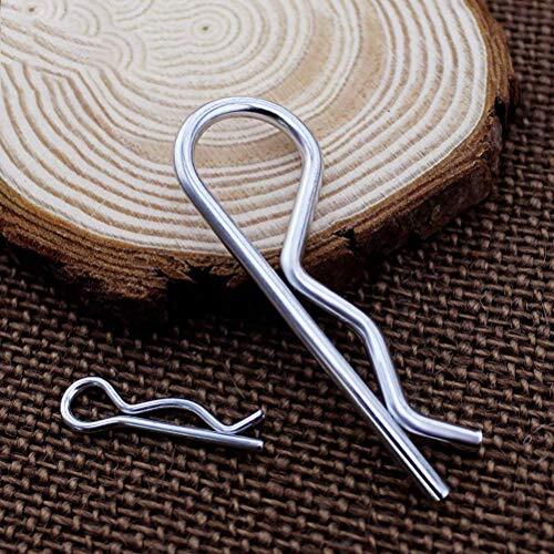 25 Pcs Retaining Pins R Clips Spring Fastener Hairpin for Hitch Pin ...