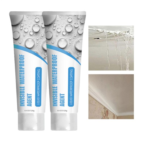 2pcs Invisible Waterproof Glue Transparent Clear Waterproof Patch Seal Liquid - Picture 3 of 12